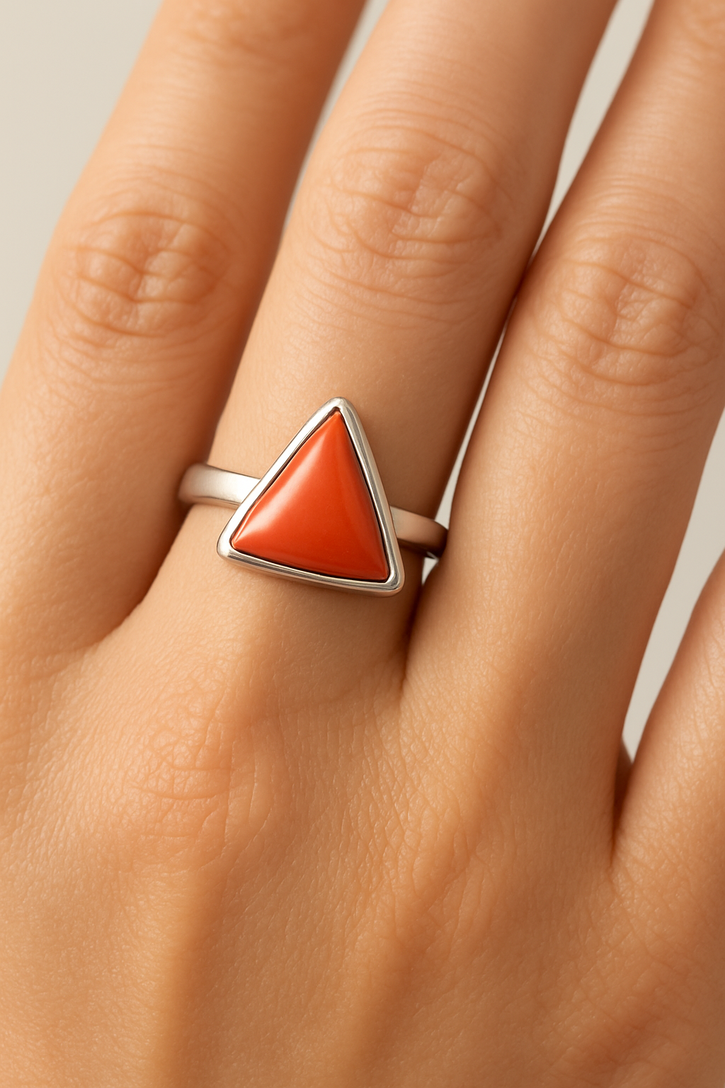 Natural Italian Coral (Triangle)