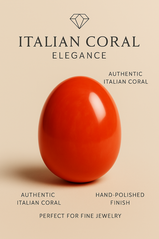 Natural Italian Coral (Oval)